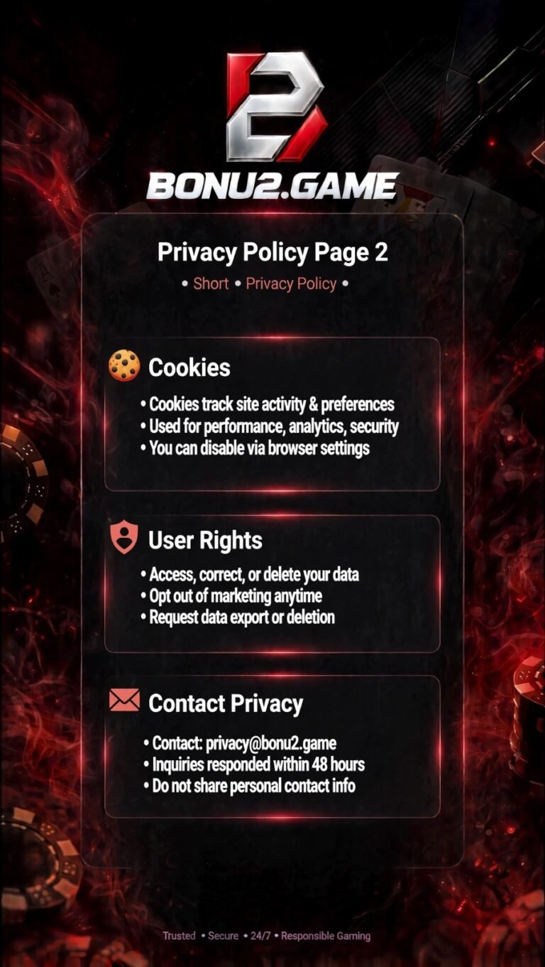 BONU2 LOGIN
